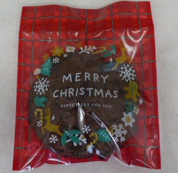 ココアチョコチップクッキー(クリスマス)赤